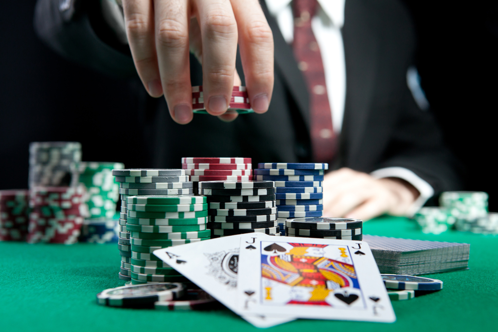 blackjack in a casino