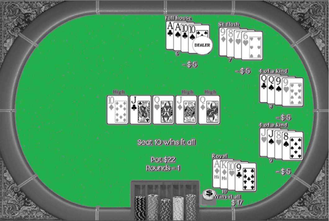 Poker River Card