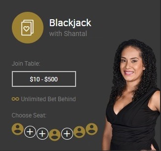 Blackjack with Shantal