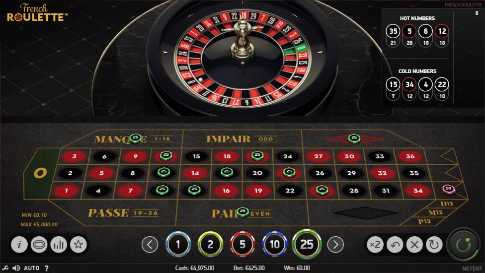 Play Free Online French Roulette